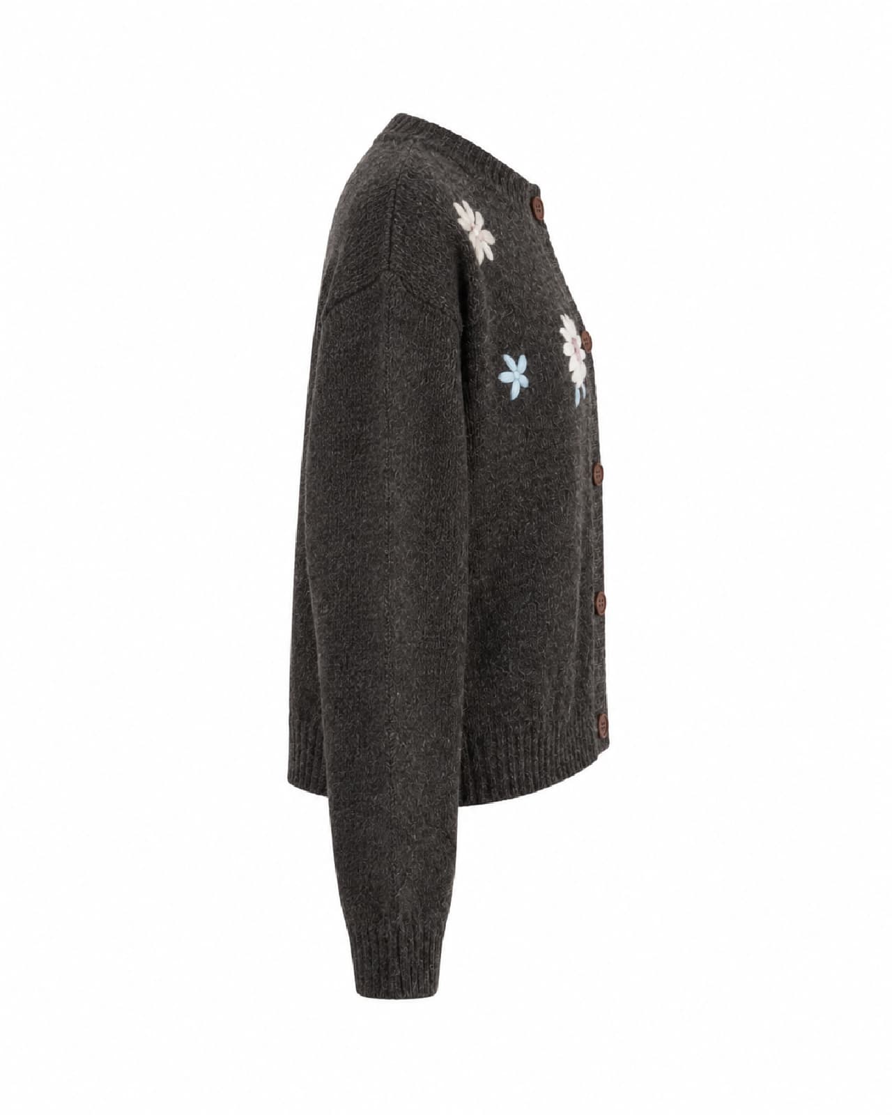 Cardigan Indy — Perfil derecho