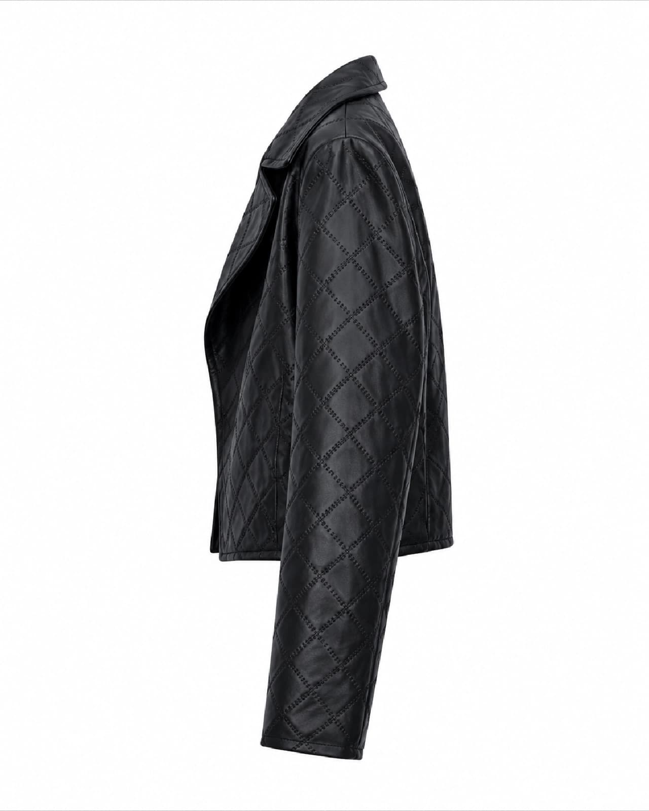 Campera Cuadrillé — Perfil derecho