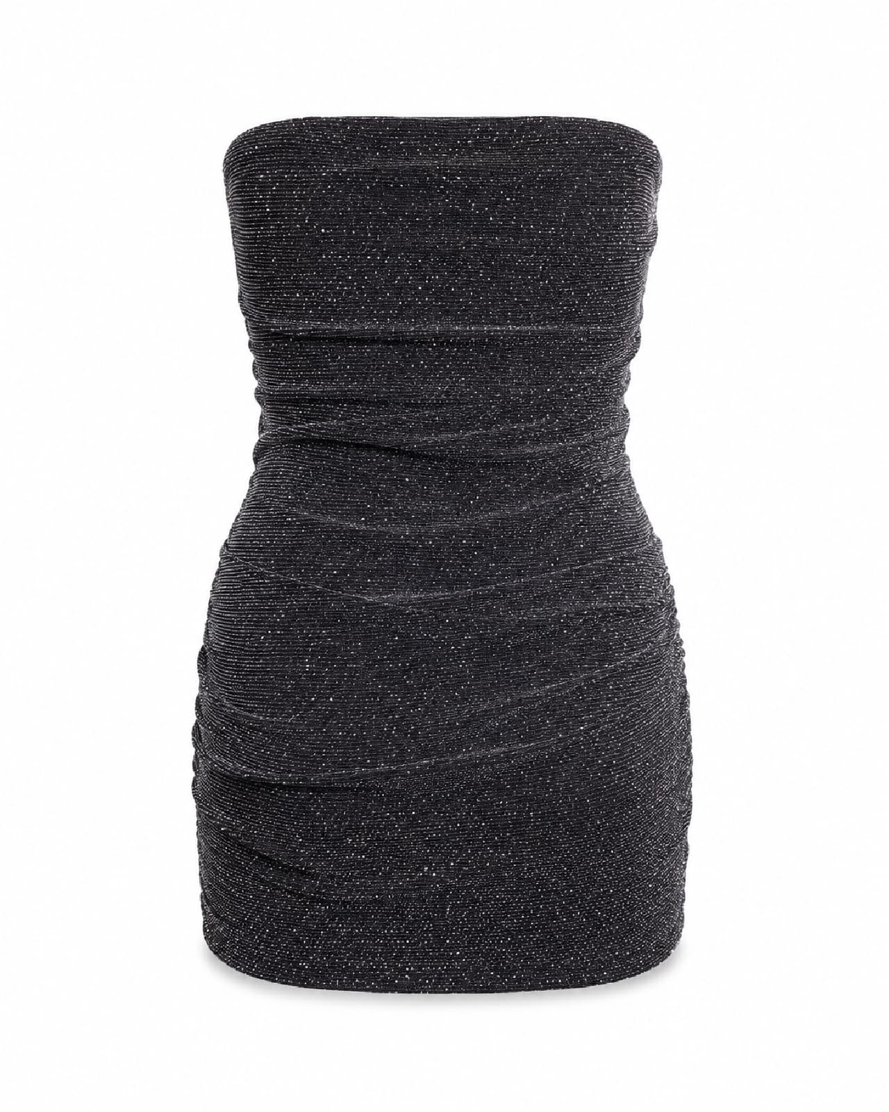 Vestido Strapless con Strass — Espalda