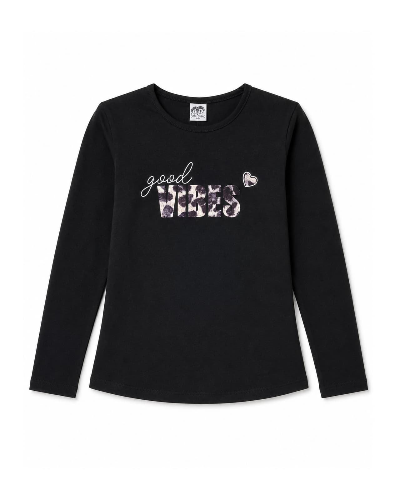 Remera Niña Good Vibes — Frente