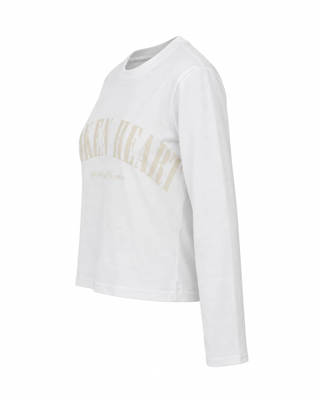 Remera Niña Broken Heart — Perfil derecho