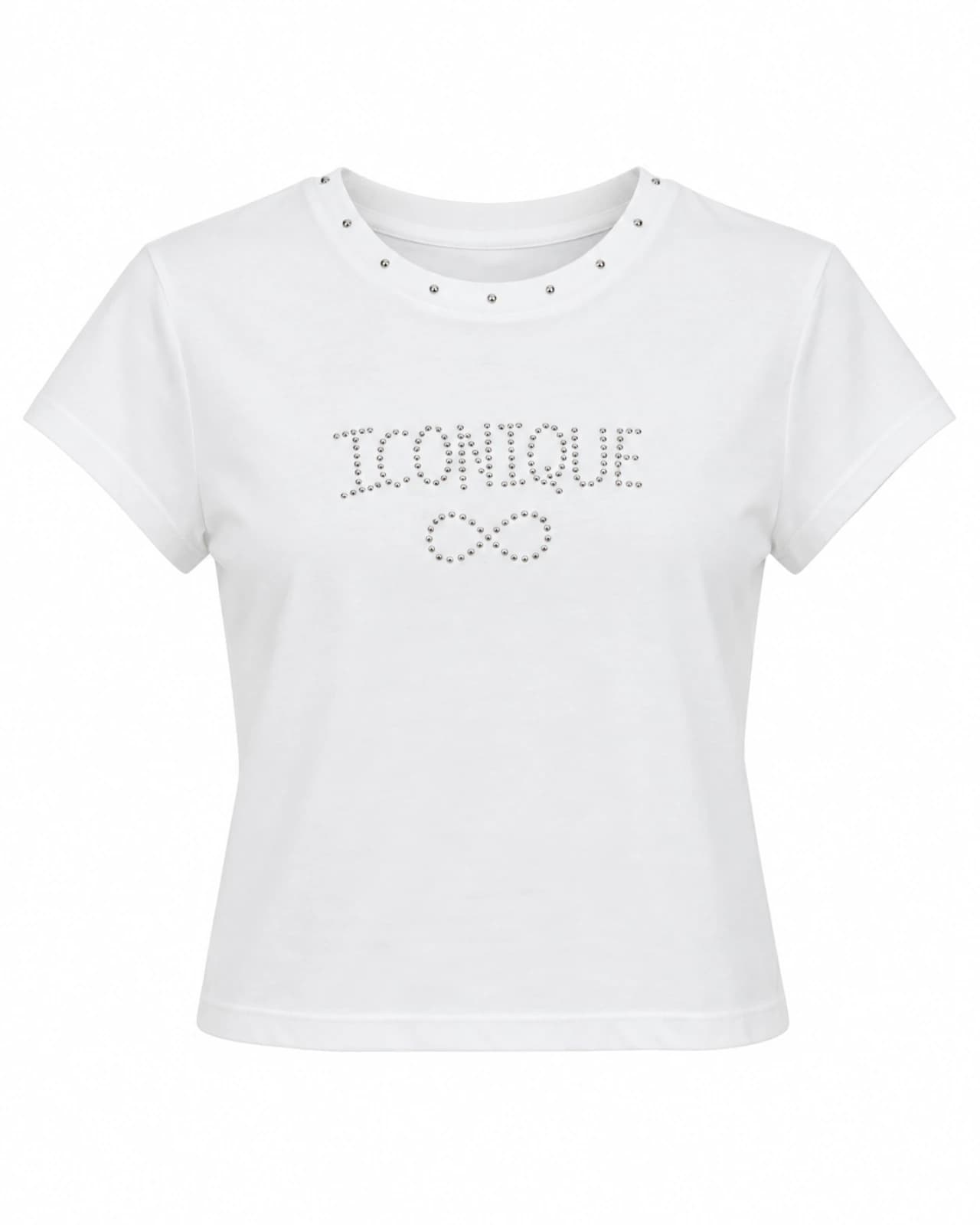 REMERA KATHERINE C/TACHAS NEGRO — Frente
