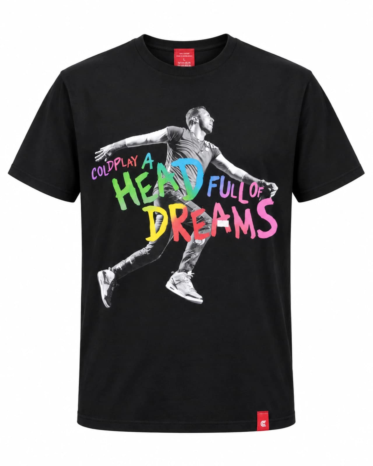 Remera Coldplay — Frente