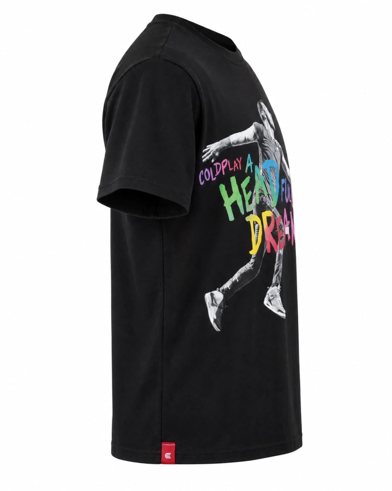 Remera Coldplay — Perfil izquierdo