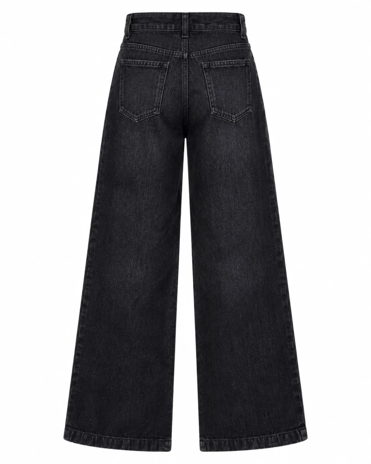 Jean Wide Negro Teen — Espalda