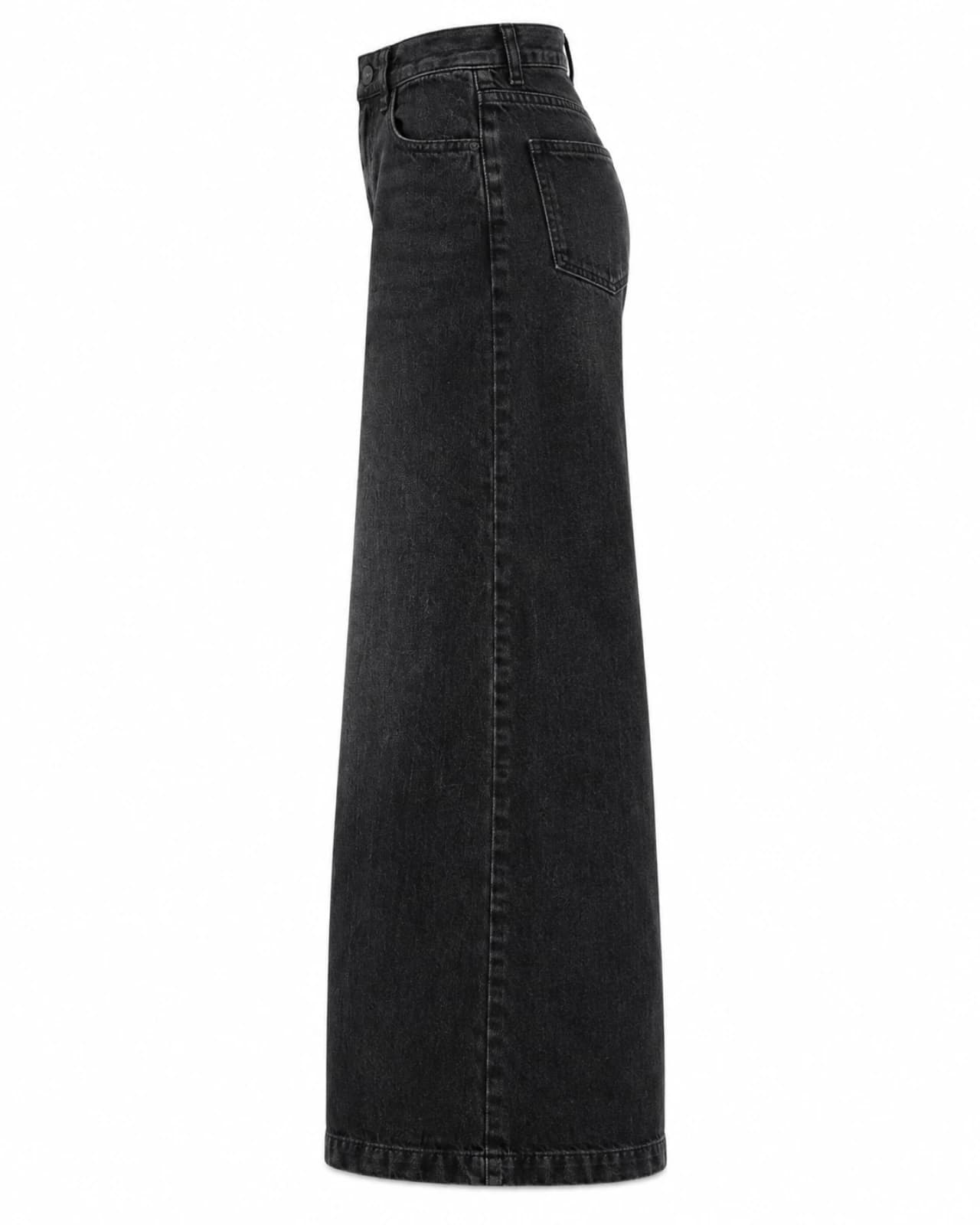 Jean Wide Negro Teen — Perfil derecho