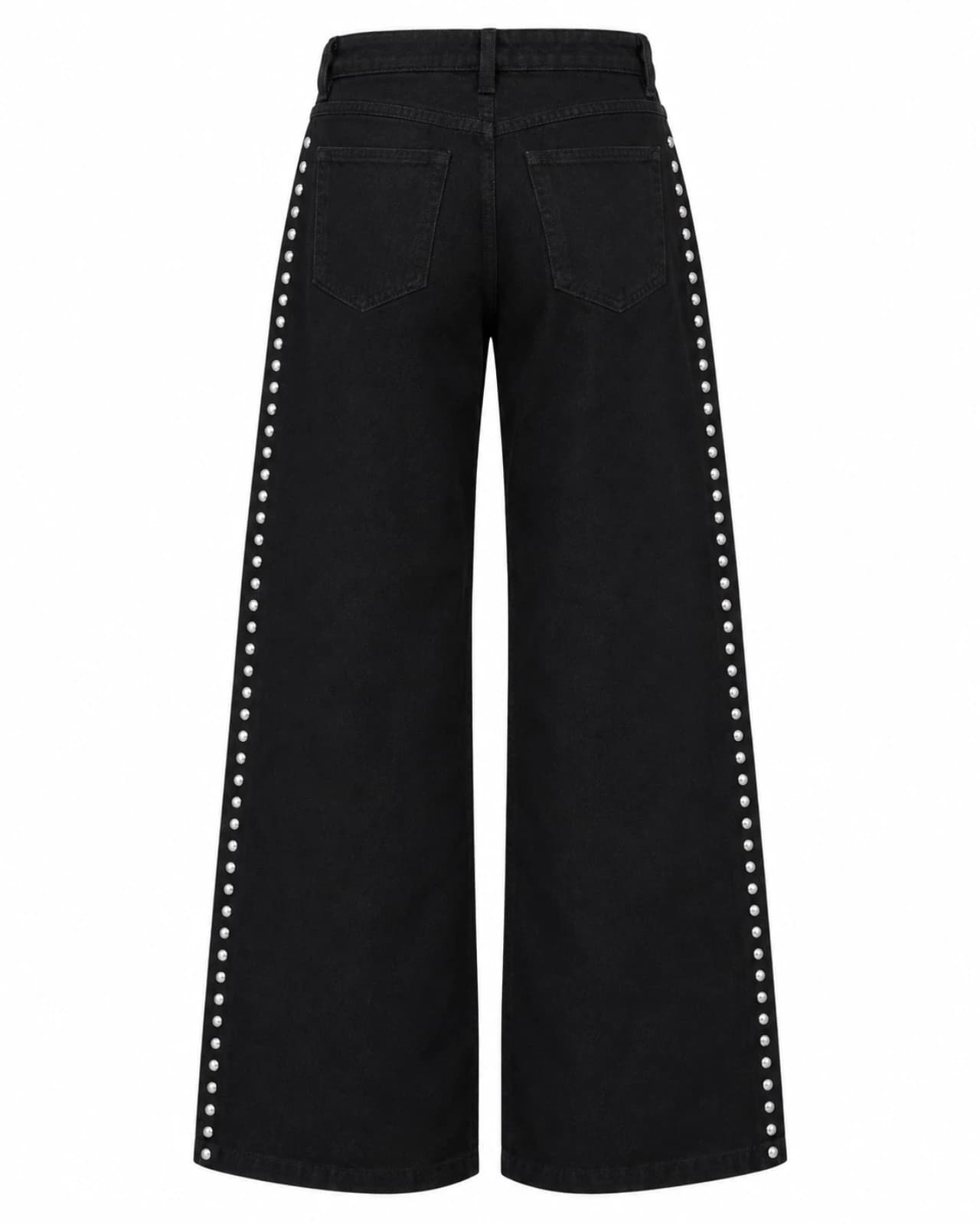 Pantalón Gabardina con Tachas — Espalda