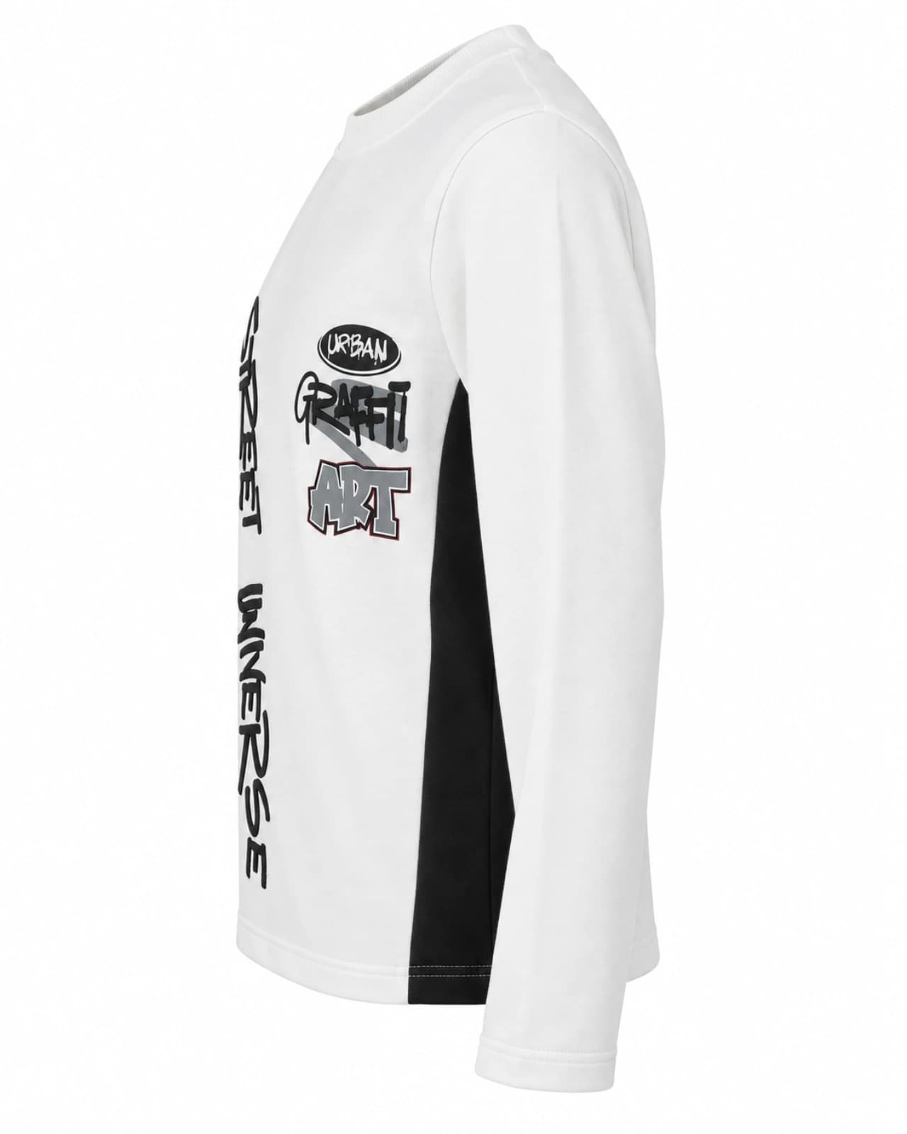 Remera Manga Larga Street Crew — Perfil derecho