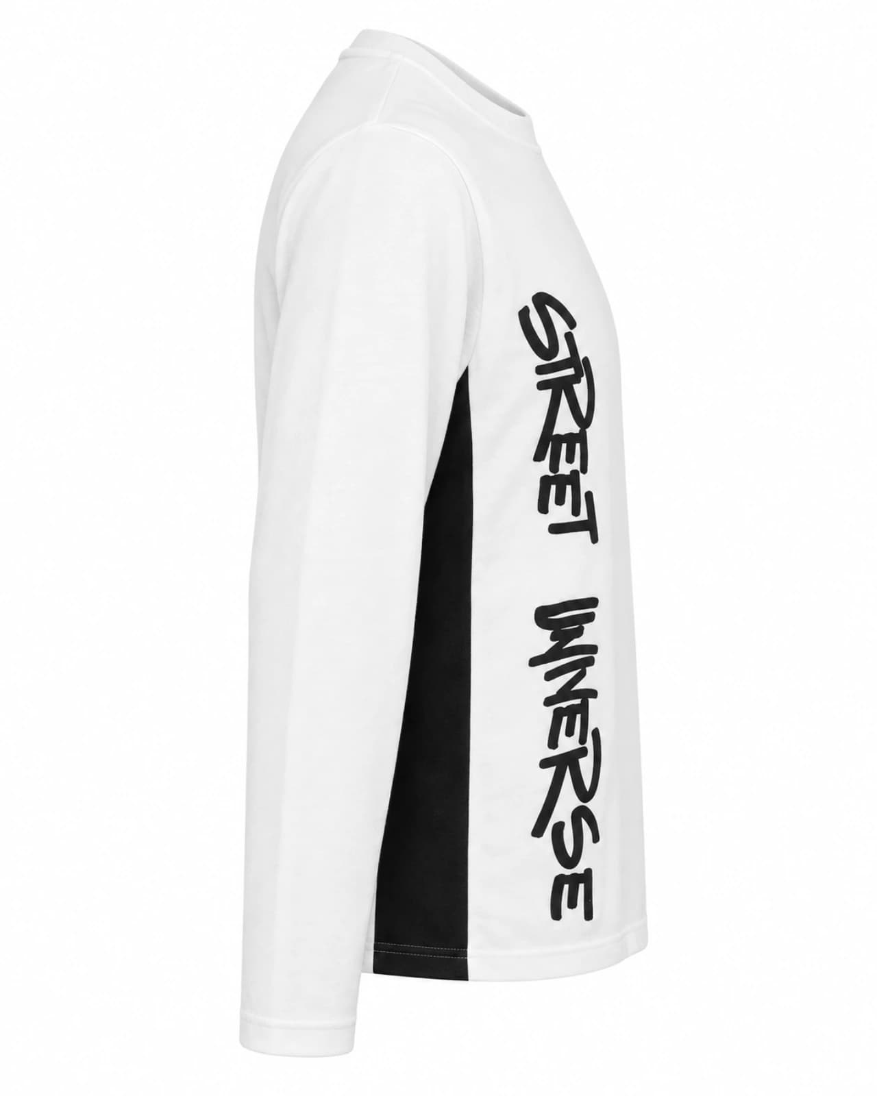 Remera Manga Larga Street Crew — Perfil izquierdo