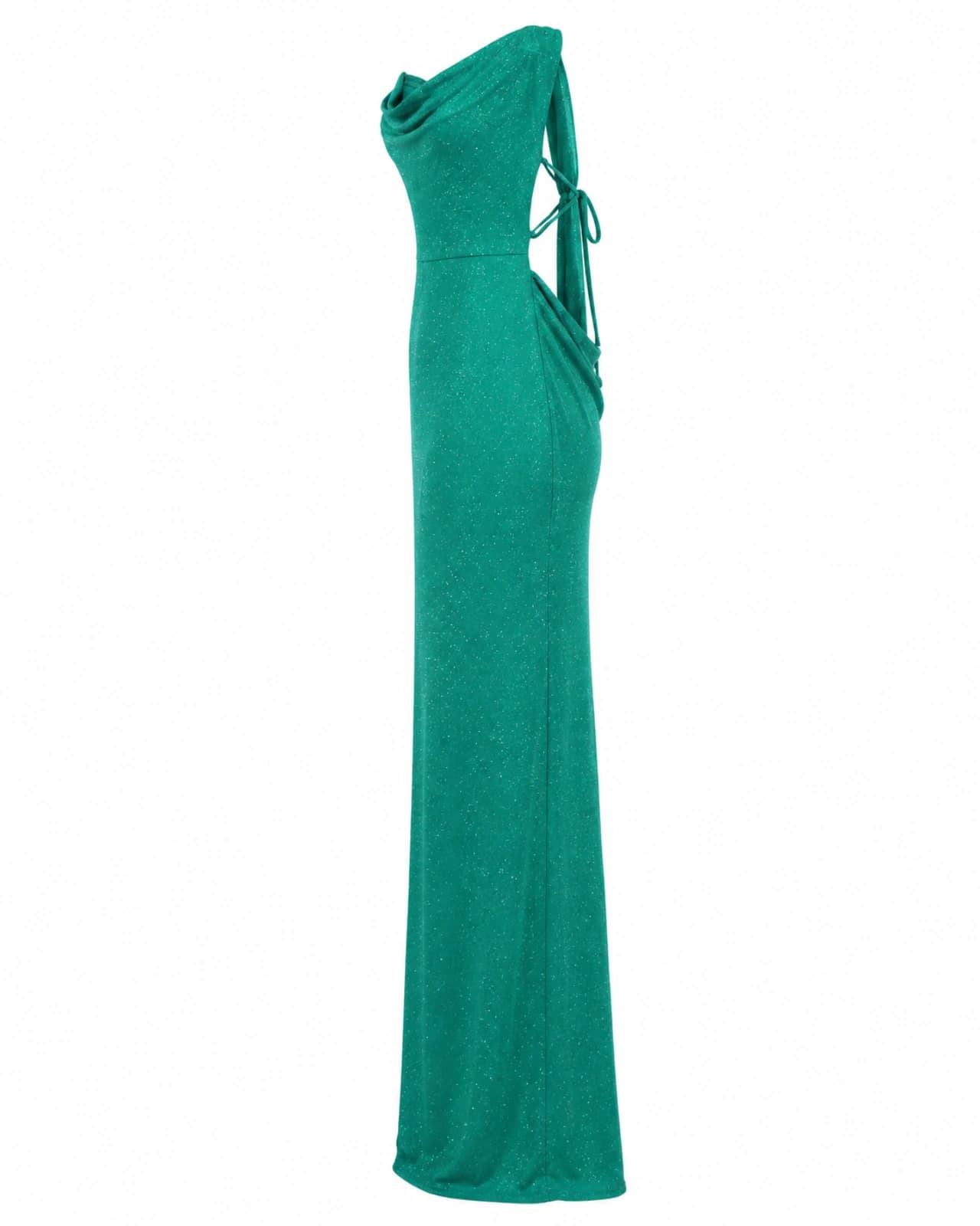 VESTIDO GLITER BUCHE — lateral-derecho-verde