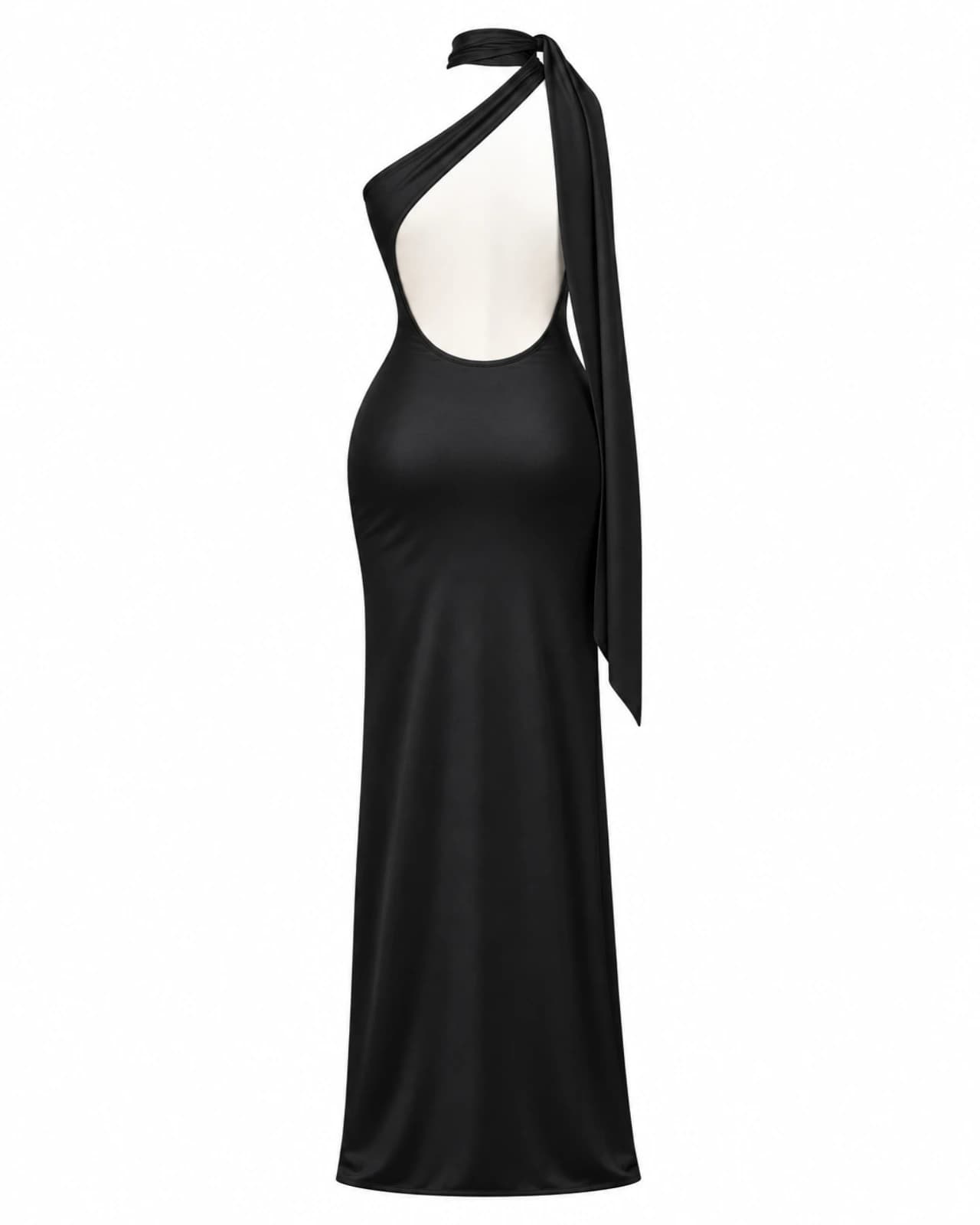 Vestido Lazo al Hombro — Espalda