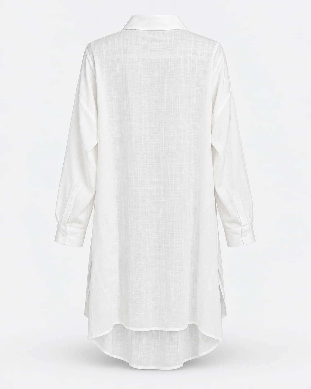 Camisa Encaje Floral — Espalda