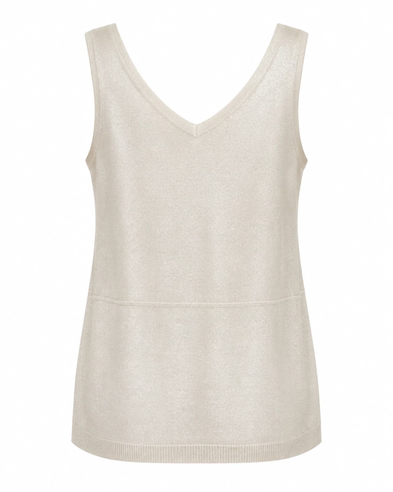 Musculosa Tejida Lurex — Espalda