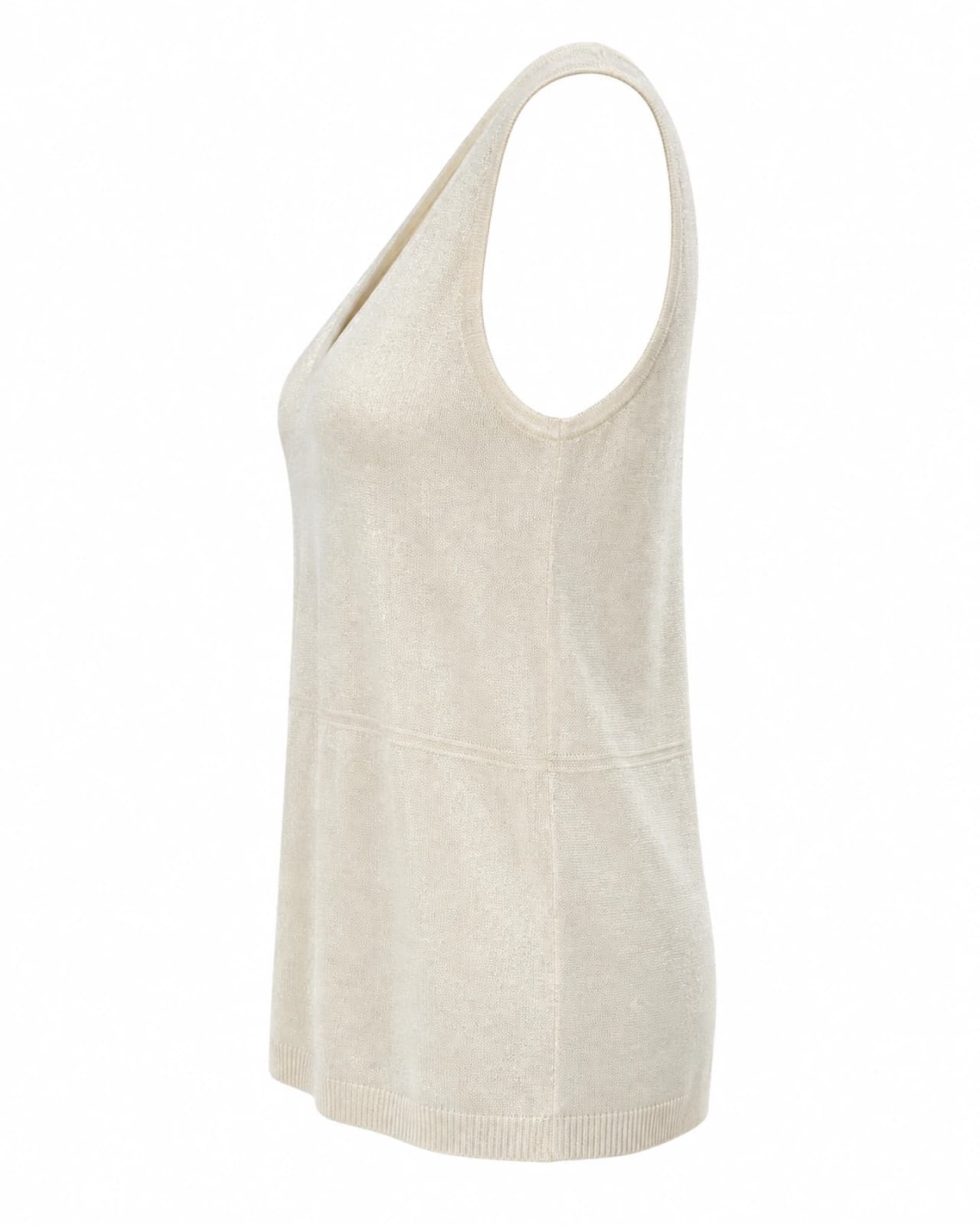 Musculosa Tejida Lurex — Perfil derecho