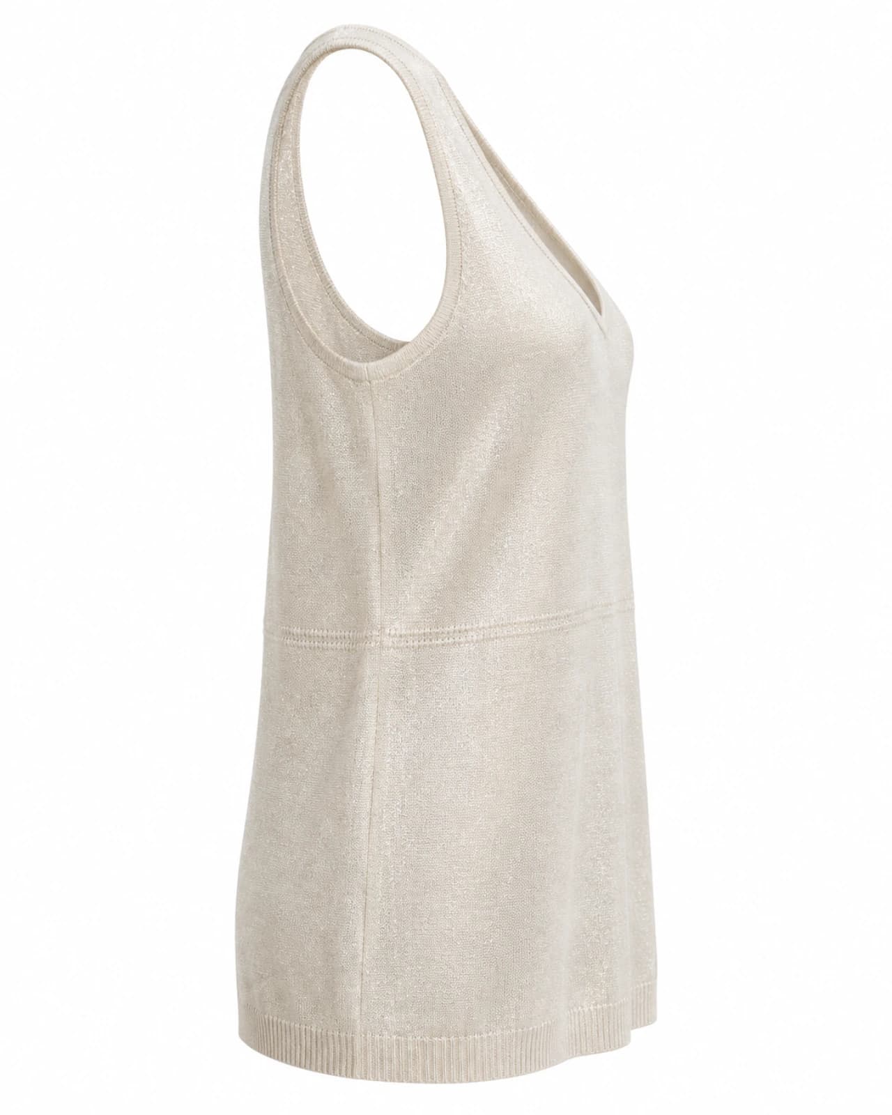 Musculosa Tejida Lurex — Perfil izquierdo