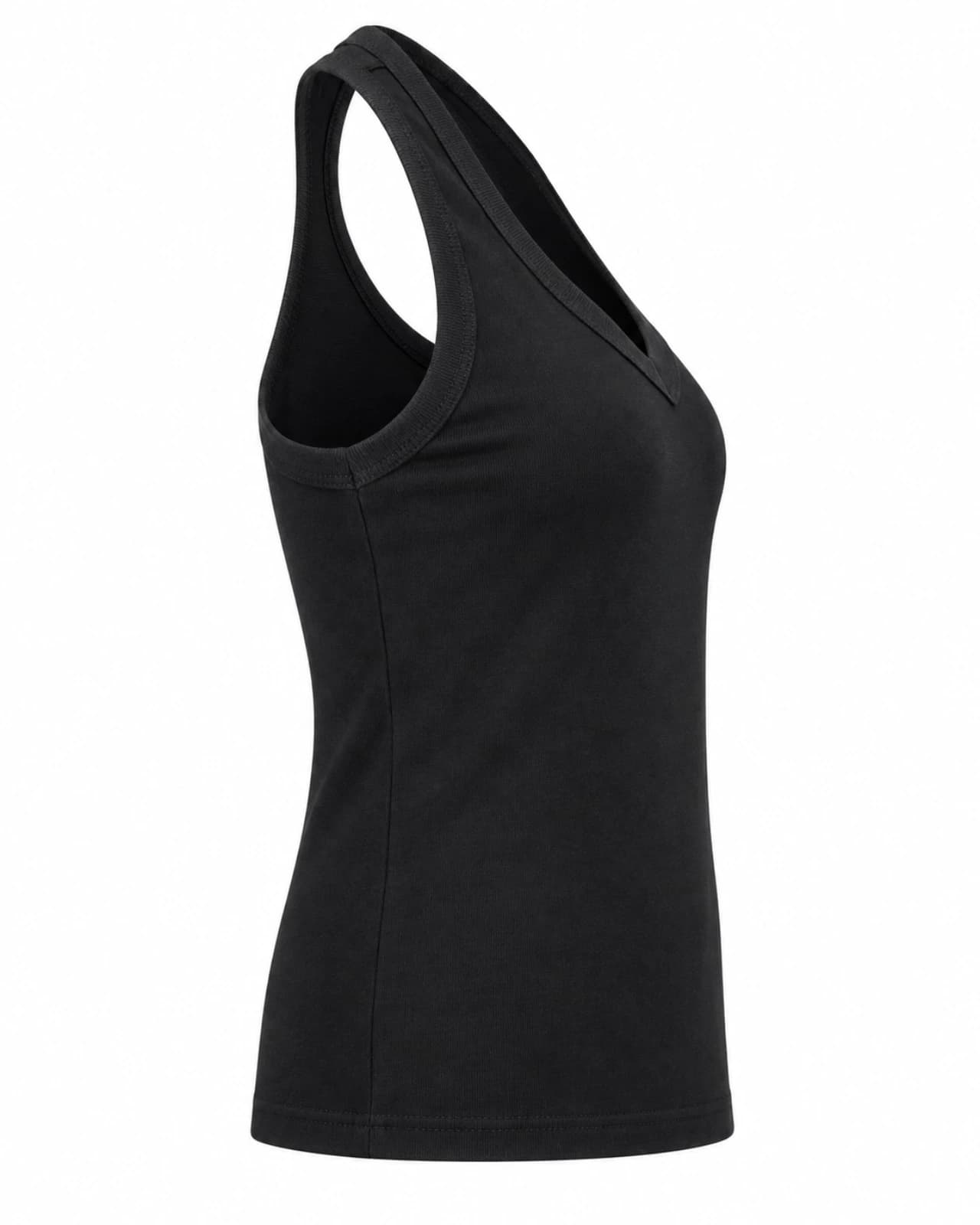 Musculosa Hayden — Perfil izquierdo