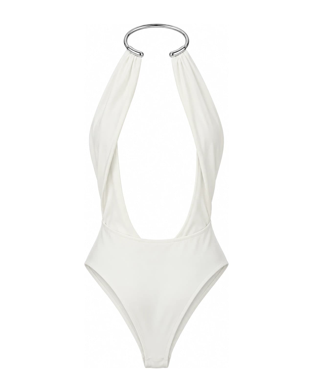 Body Halter con Choker — Espalda