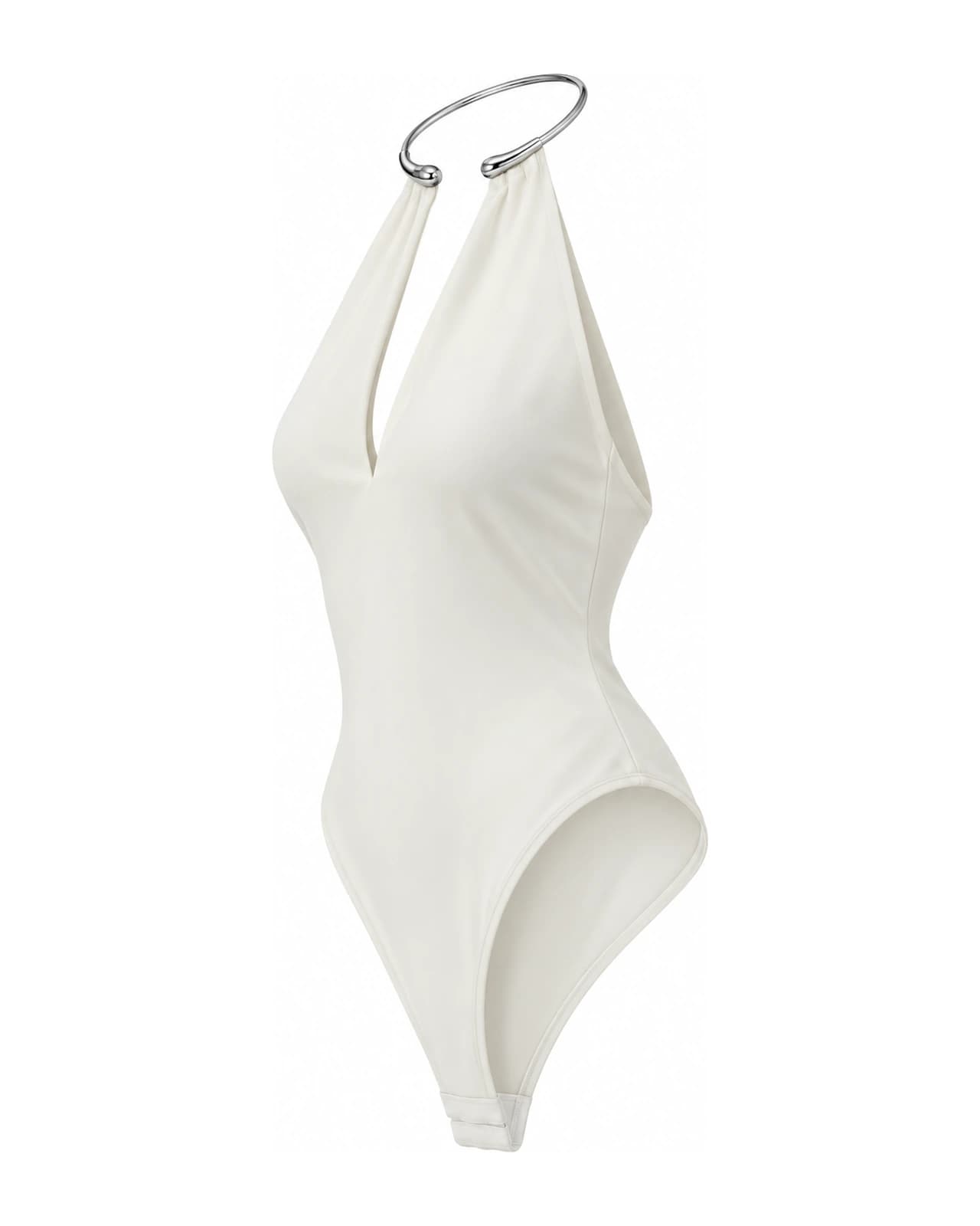 Body Halter con Choker — Perfil derecho