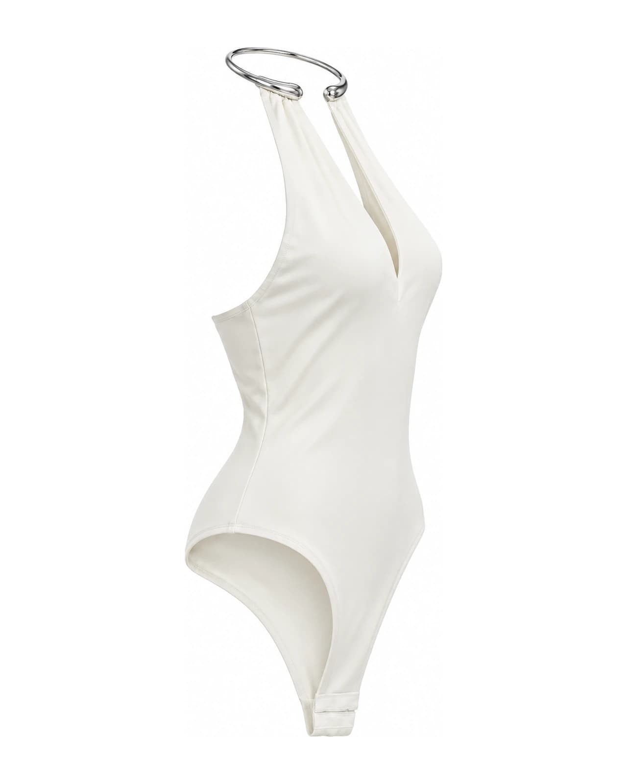 Body Halter con Choker — Perfil izquierdo