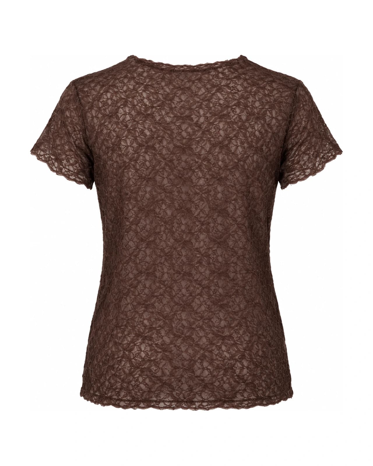 Remera Encaje Guipiur — Espalda