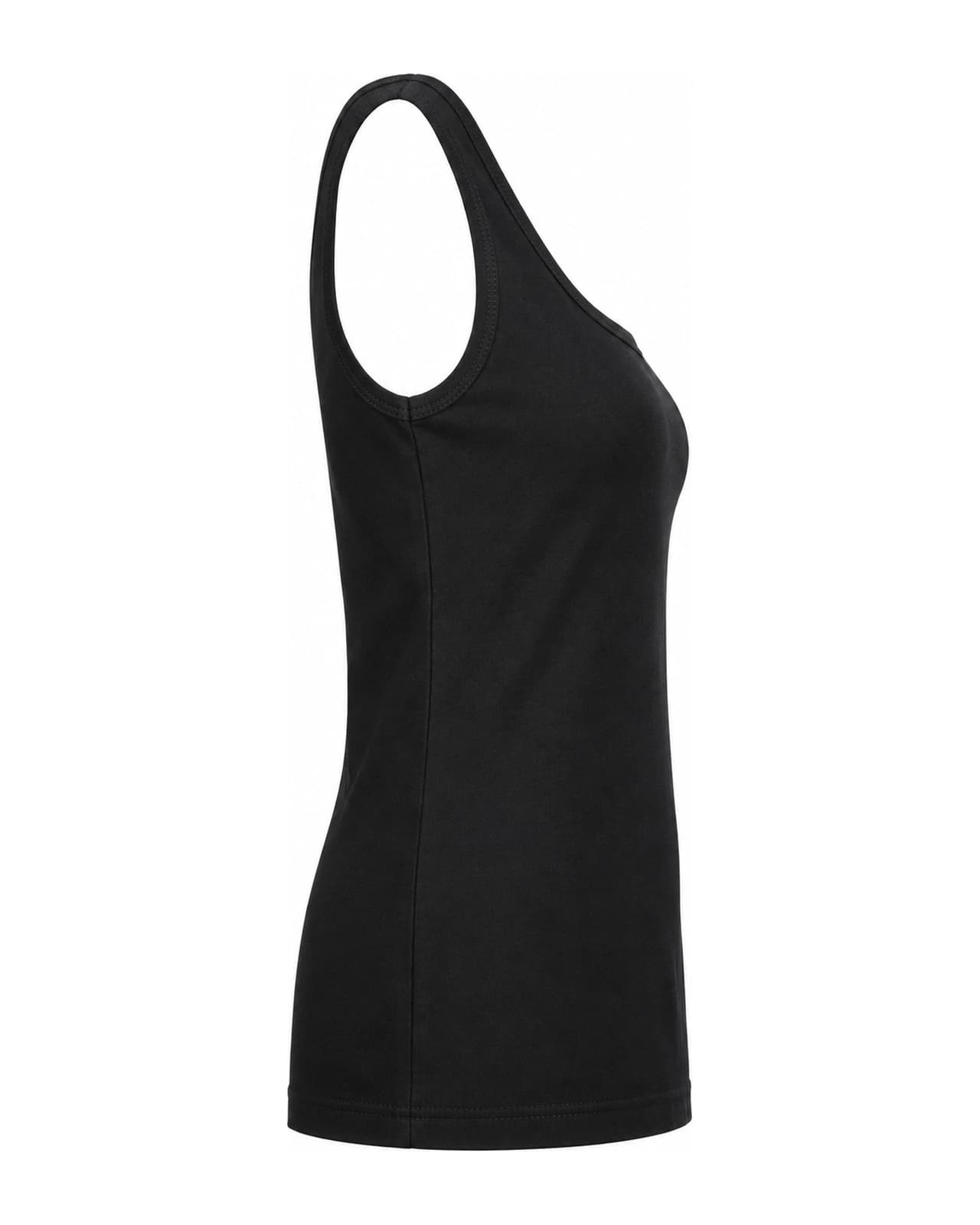 Musculosa básica T.S algodón c/lycra — Perfil izquierdo