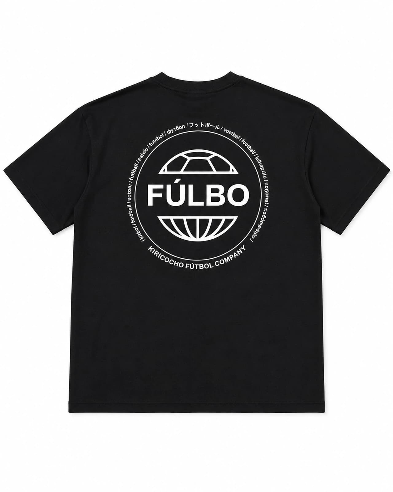 Remera Oversize Idiomas — Espalda