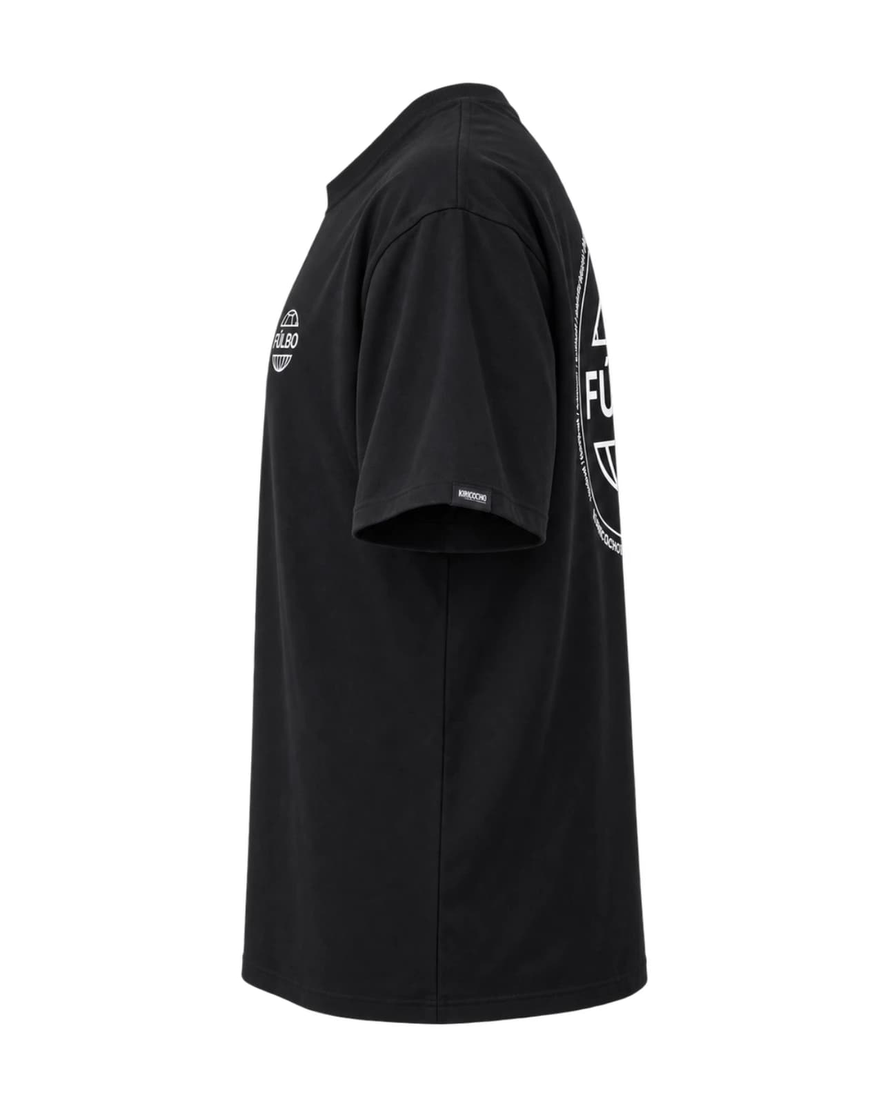 Remera Oversize Idiomas — Perfil derecho