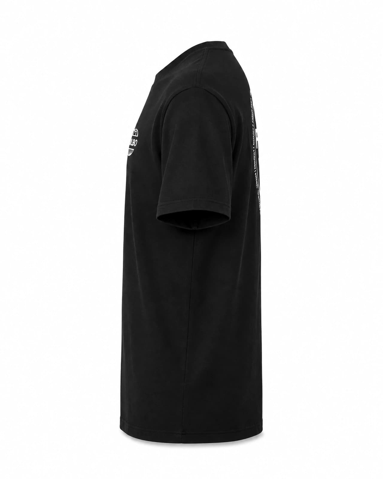 Remera Oversize Idiomas — Perfil izquierdo