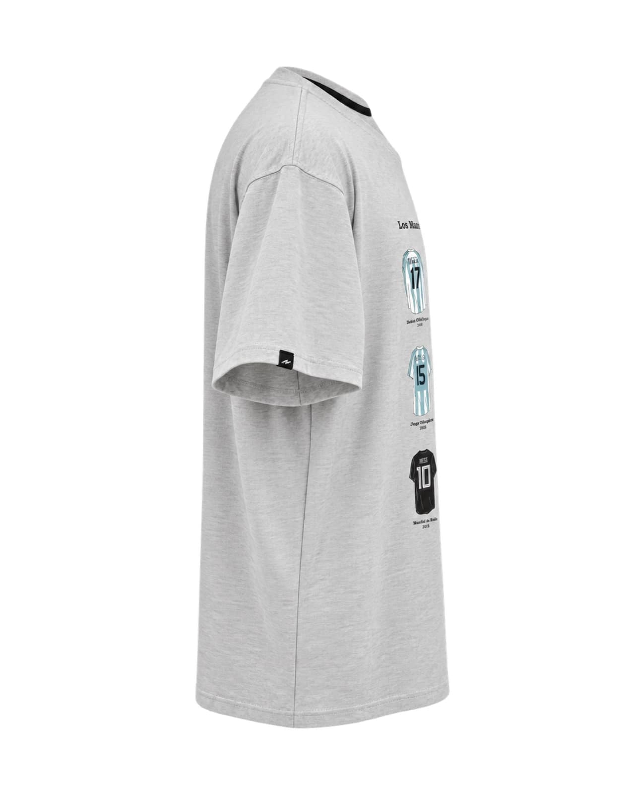 Remera Mantos del Messias — Perfil izquierdo