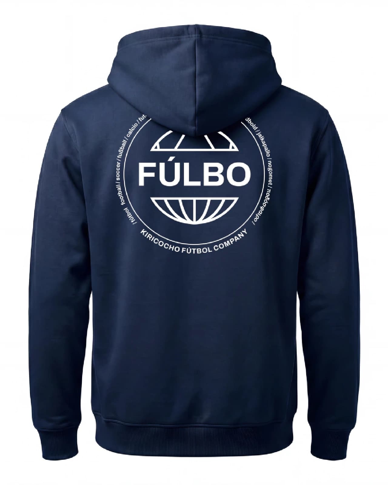 Buzo Fúlbo Idiomas — Espalda