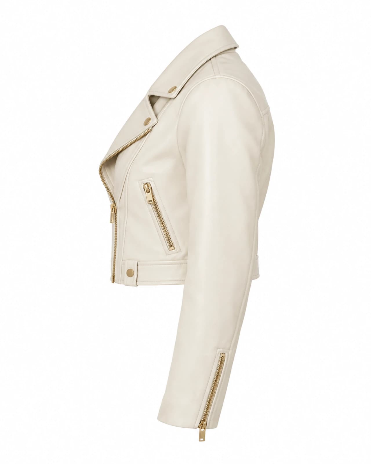 Chaqueta Natural — Perfil derecho
