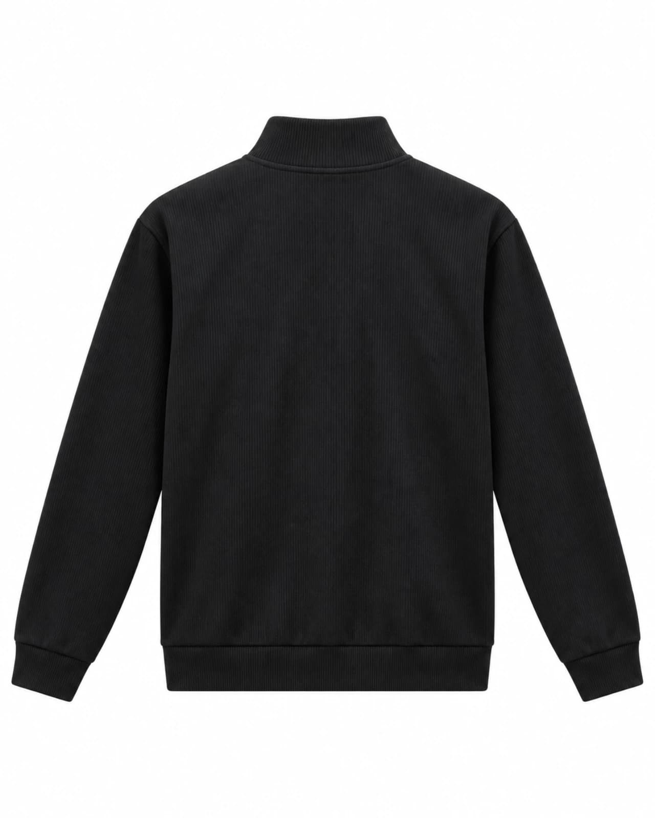 CAMPE MEDIA POLERA TEJIDA — Espalda