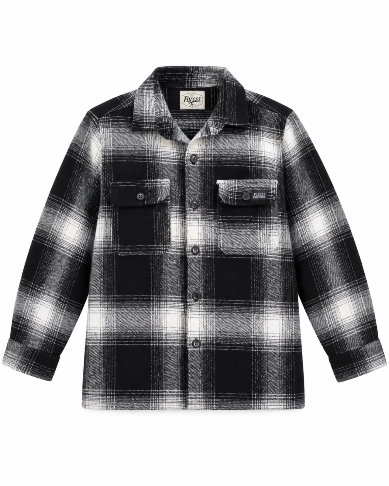 CAMISA CUADROS PAÑO LANA — Frente