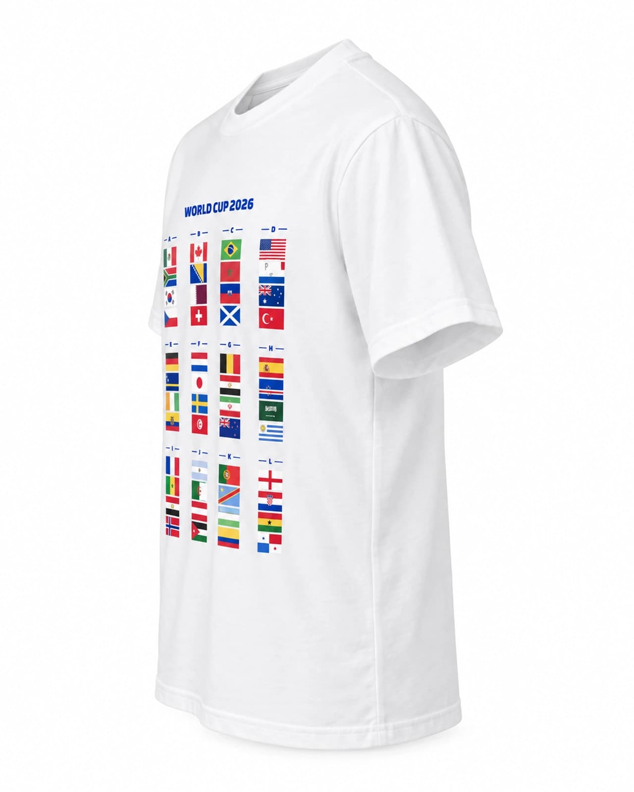 Remera Mundial 2026 — Perfil derecho
