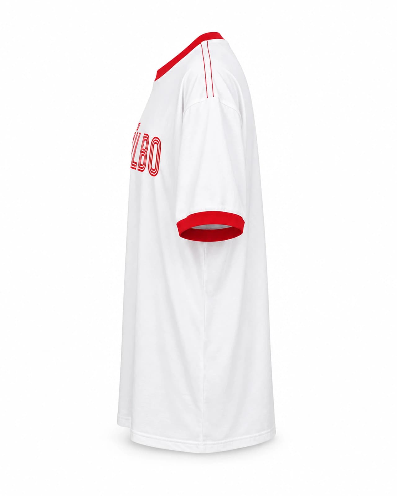 Remera Fútbol River — Perfil derecho