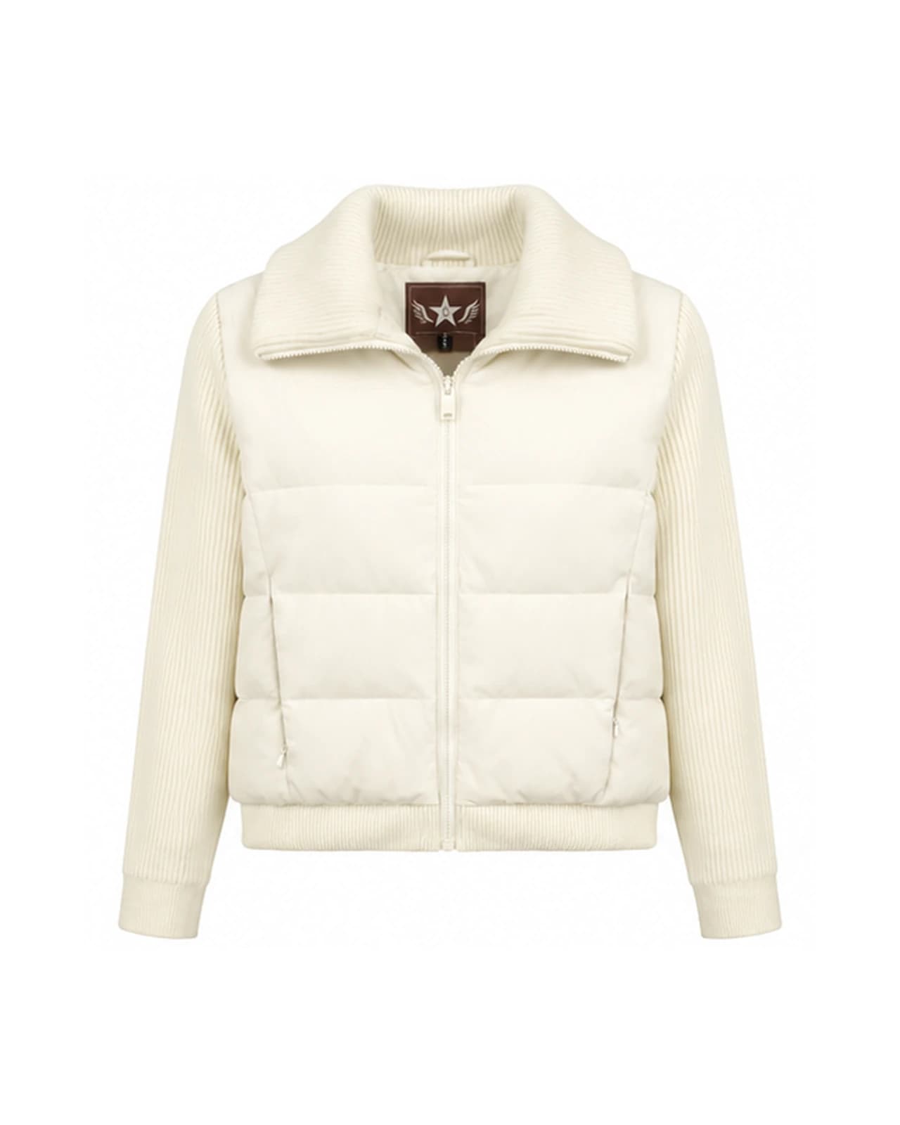 Campera Mangas Tejidas