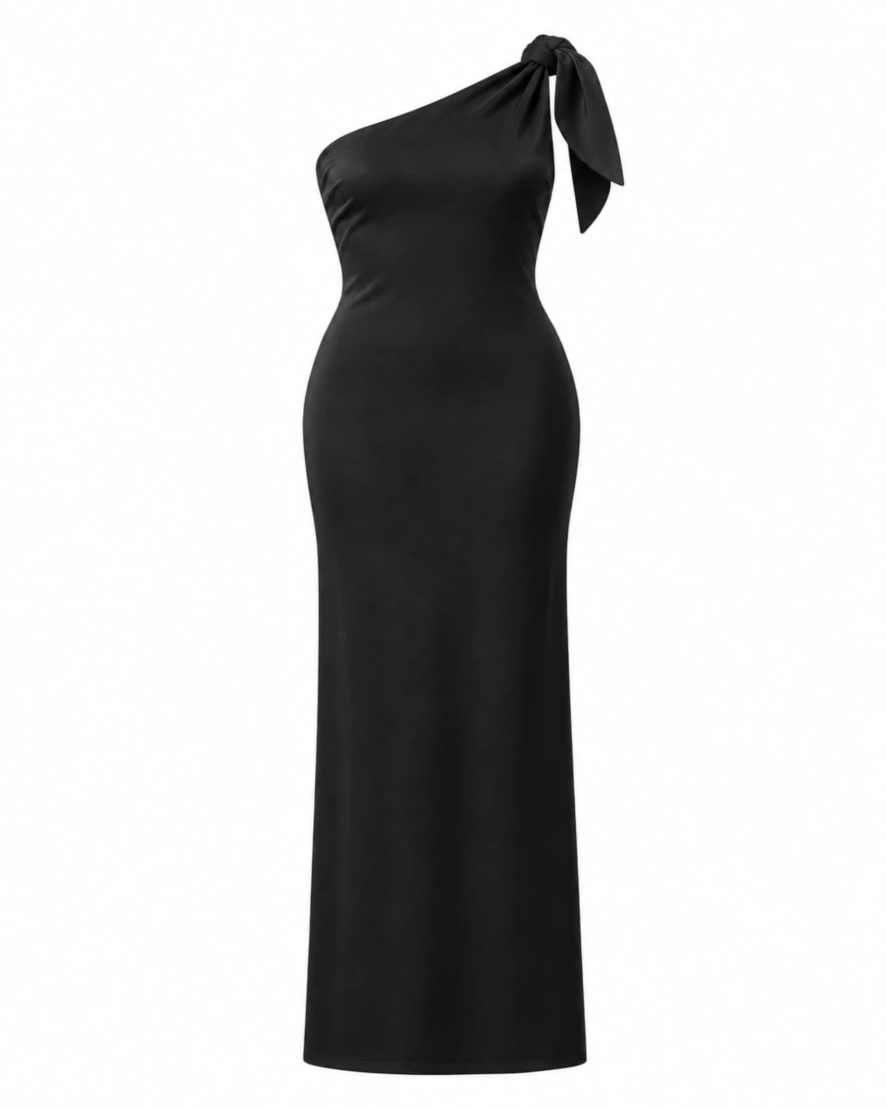 Vestido Satén con Tiras