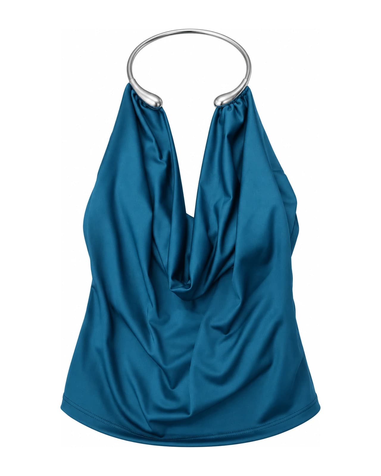 Top Microfibra Choker Buche